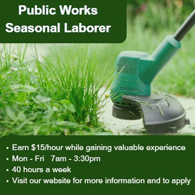 Public Works Seasonal Employment 2026