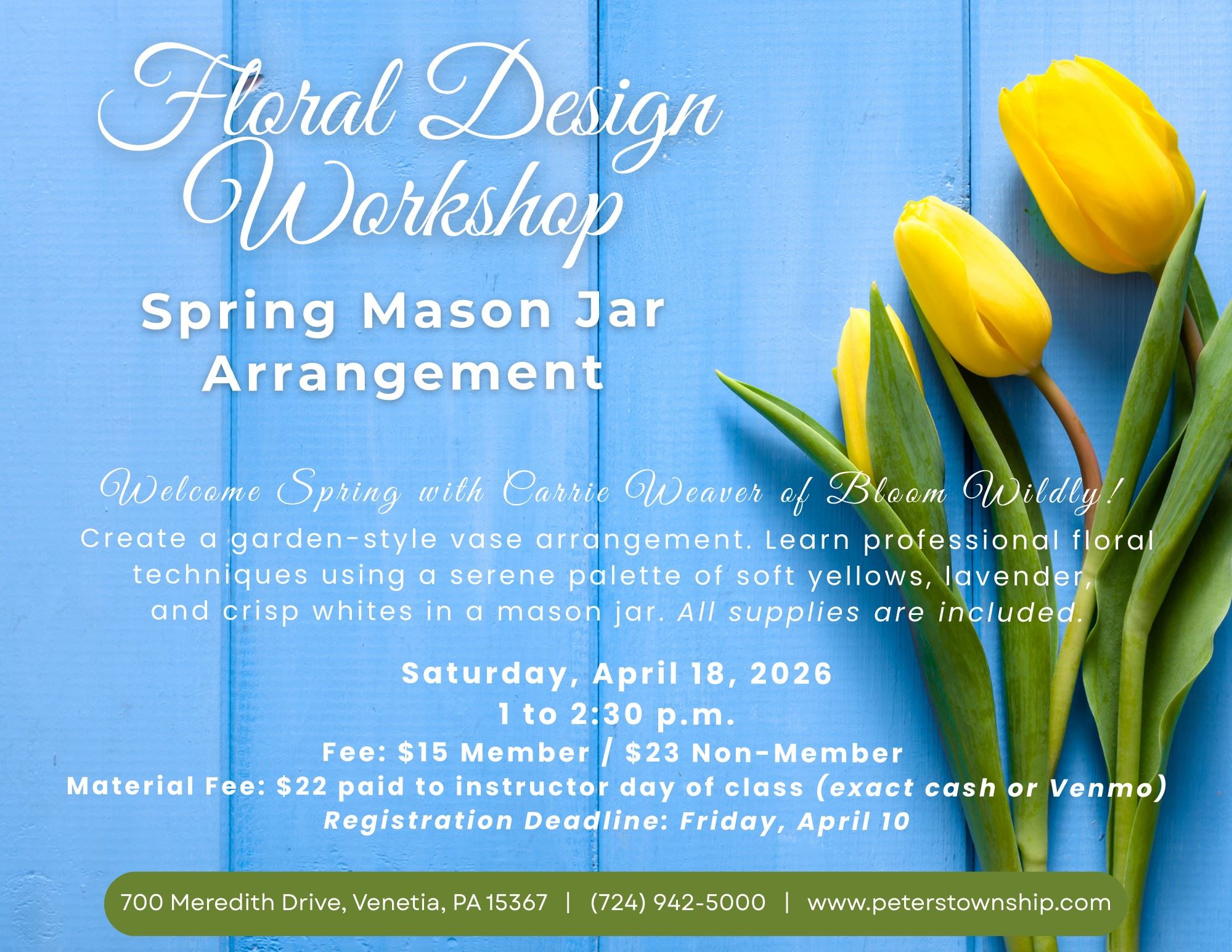 Floral Design - April class